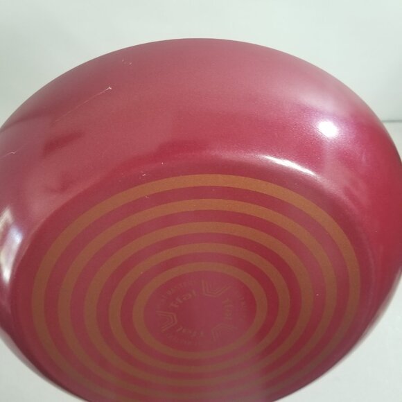 T-Fal Red Heat Mastery Non-Stick11" Skillet Saute Fry Pan Pour Spout Sides - Picture 9 of 13